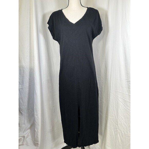 Universal Thread Dresses & Skirts - Cotton Slub Maxi Dress Black V-neck Universal Thread Women’s Size Small